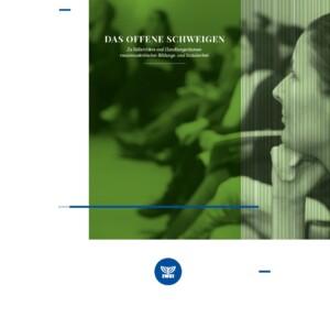 Cover von Das offene Schweigen. Zu Fallstricken und Handlungsräumen rassismuskritischer Bildungs- und Sozialarbeit