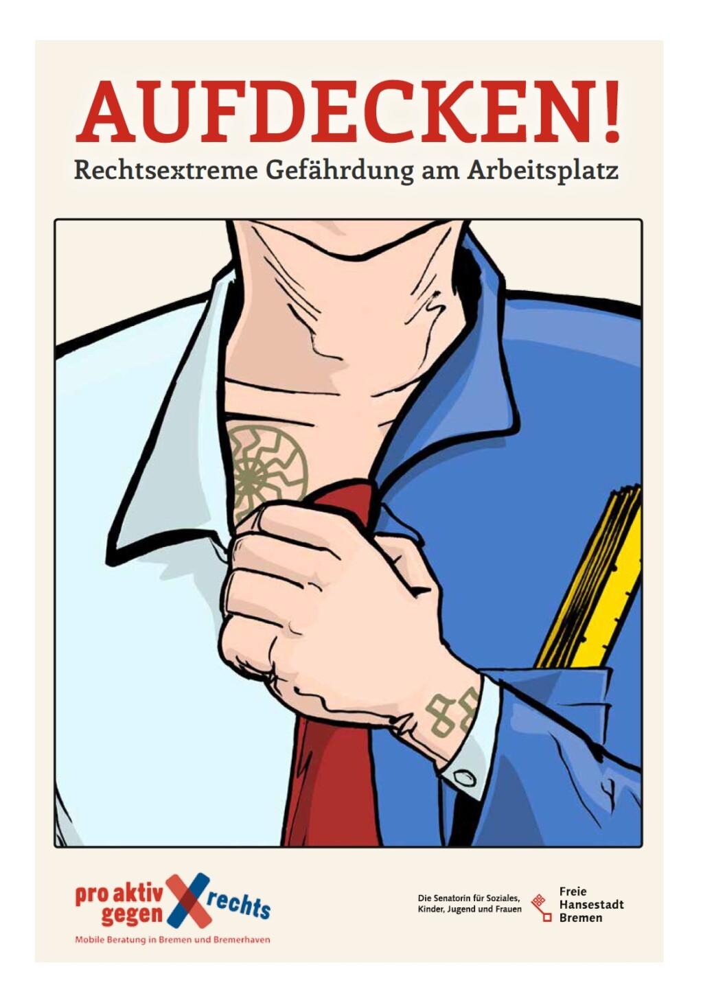 Cover von Aufdecken! Rechtsextreme Gefährdung am Arbeitsplatz