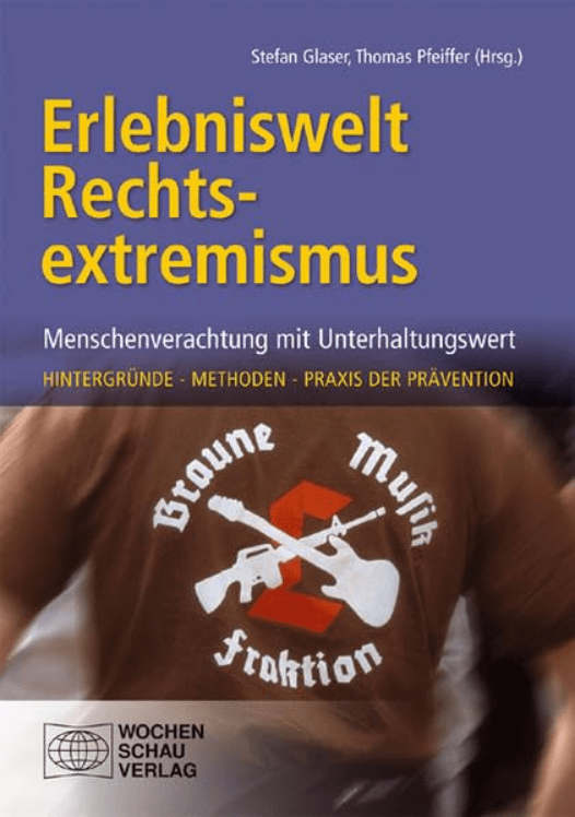 Cover von Erlebniswelt Rechtsextremismus. Menschenverachtung mit Unterhaltungswert. Hintergründe - Methoden - Praxis der Prävention