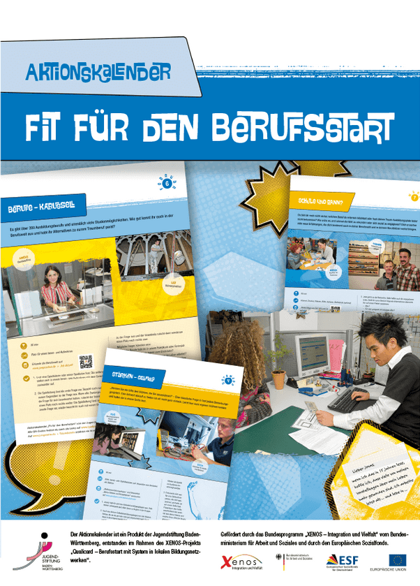 Cover von Aktionskalender. Fit für den Berufsstart