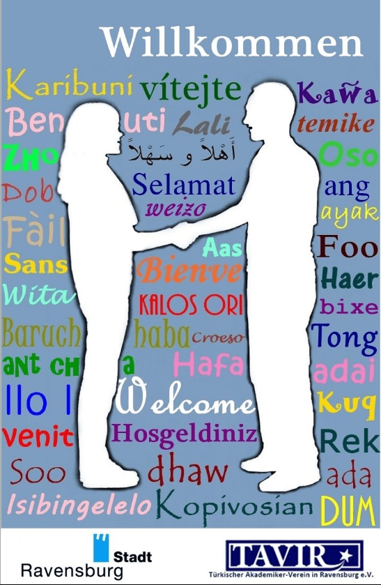 Cover von Willkommen. Willkommenskärtchen für Flüchtlinge und Asylbewerber_innen