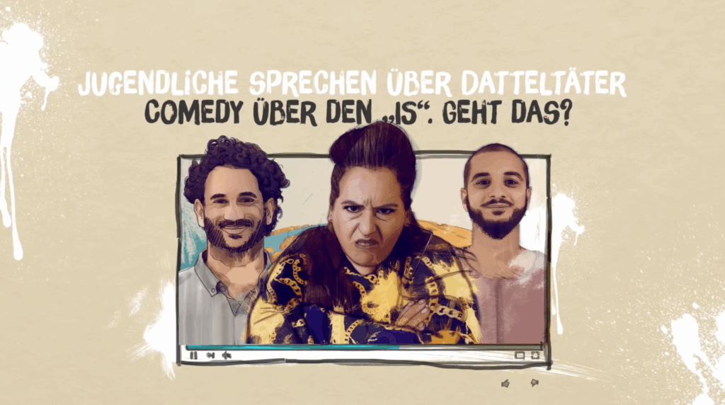 Cover von Alternativen aufzeigen! Modul 2 "Comedy" – Jugendliche über Datteltäter - Comedy über den "IS". Geht das?