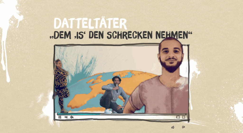 Cover von Alternativen aufzeigen! Modul 2 "Comedy" - Die Datteltäter - "Dem ‚IS‘ den Schrecken nehmen"