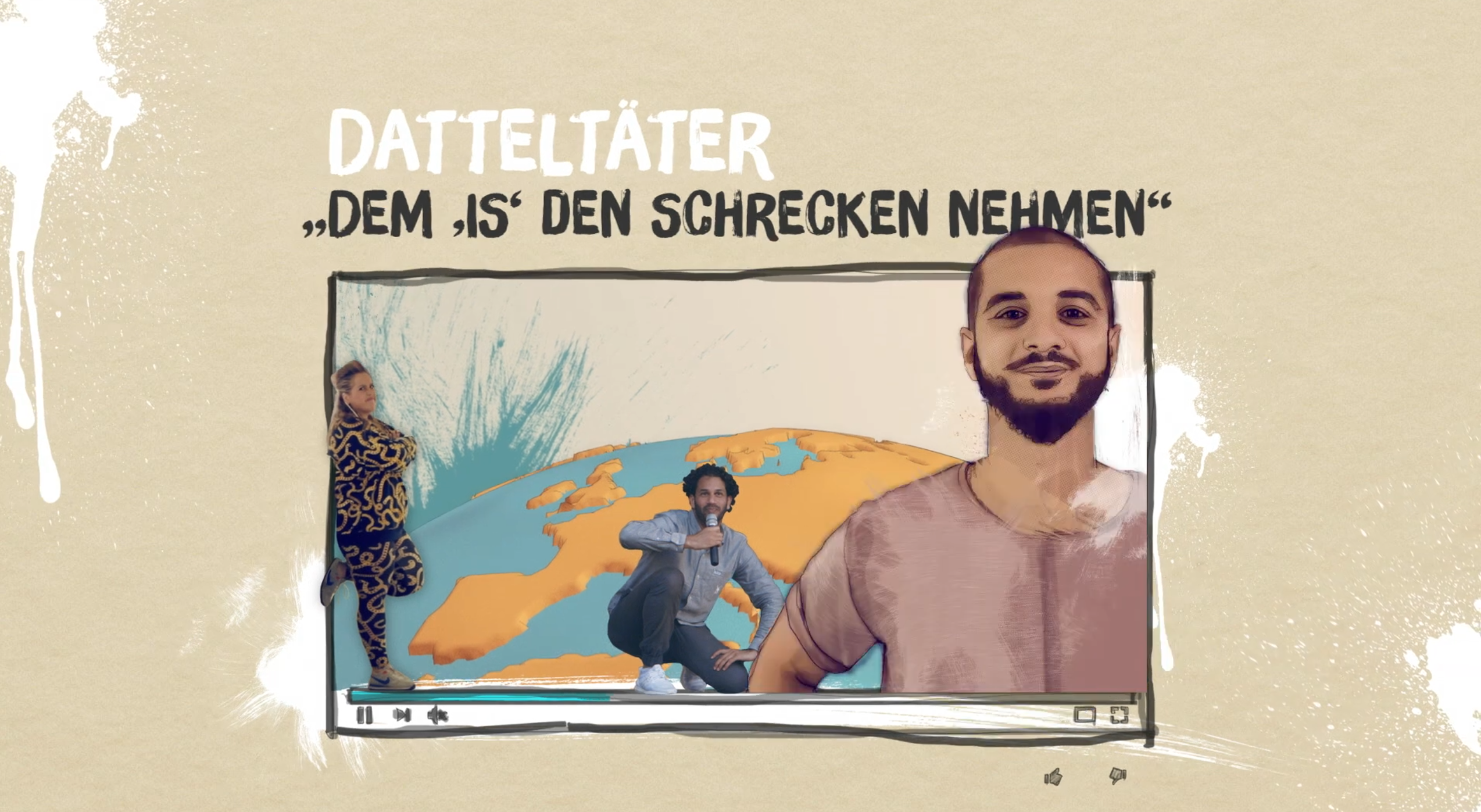 Cover von Alternativen aufzeigen! Modul 2 "Comedy" - Die Datteltäter - "Dem ‚IS‘ den Schrecken nehmen"
