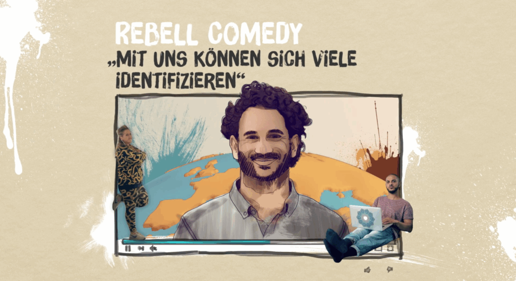 Cover von Alternativen aufzeigen! Modul 2 "Comedy" - Rebell Comedy - "Mit uns können sich viele identifizieren"