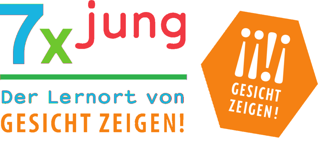 Cover von 7xjung Lernort von Gesicht Zeigen