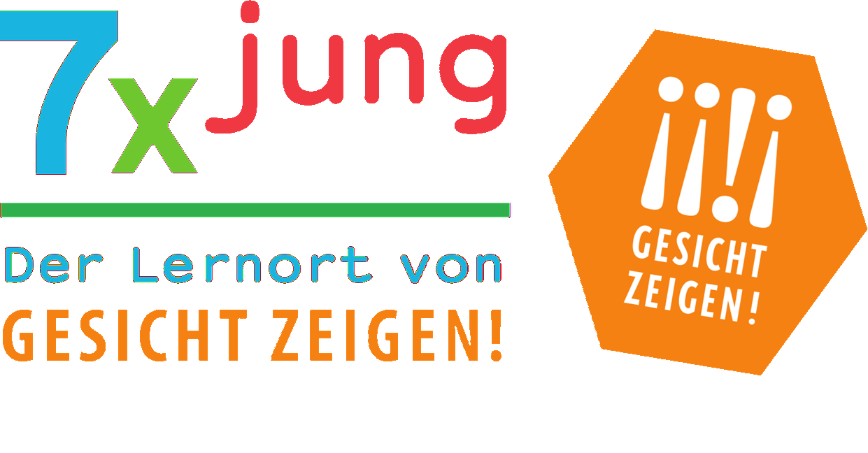 Cover von 7xjung Lernort von Gesicht Zeigen