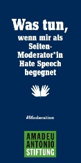 Was tun wenn mir als Seitenmoderator*in Hate Speech begegnet?