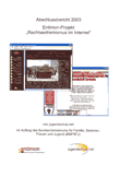 Abschlussbericht 2003. Entimon-Projekt "Rechtsextremismus im Internet"