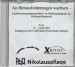 An Herausforderungen wachsen – Konfliktmanagement mit Hilfe von Erlebnispädagogik im Aktivpark Bergheide. Sendung vom 08. Juli 2004