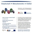 Anwaltschaft für Menschenrechte und Vielfalt. Informations- und Fortbildungsangebote für Rechtsanwältinnen und Rechtsanwälte