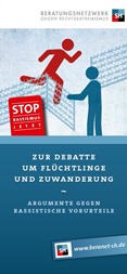 STOP Rassismus jetzt. Zur Debatte um Flüchtlinge und Zuwanderung. Argumente gegen rassistische Vorurteile