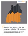 Antidemokratische Vorfälle und Ereignisse in Baden-Württemberg. Rechtsextremismus, religiös begründeter Extremismus und Gruppenbezogene Menschenfeindlichkeit 2017