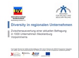 Diversity in regionalen Unternehmen