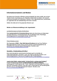 Informationsmaterial und Medien zu „Flucht, Zuwanderung und Integration“