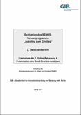 Evaluation des XENOS-Sonderprogramms "Ausstieg zum Einstieg". 2. Zwischenbricht