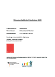 Gesamtbericht der wissenschaftlichen Begleitung des Modellprojektclusters 4 "Früh ansetzende Prävention" Januar 2008 bis August 2009