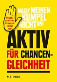 Aktiv für Chancengleichheit. Mai 2018