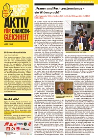 Aktiv für Chancengleichheit. Juni 2018