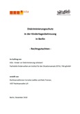 Diskriminierungsschutz in der Kindertagesbetreuung in Berlin. Rechtsgutachten