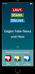 LAUT. STARK. ONLINE. Gegen Fake-News und Hass