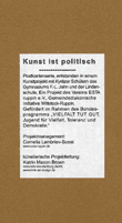 Kunst ist politisch