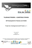 Toleranz fördern - Kompetenz stärken. 66 Finanzquellen für Toleranz und Vielfalt
