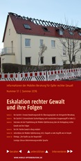 Informationen der Mobilen Beratung für Opfer rechter Gewalt Nr. 51. Eskalation rechter Gewalt und ihre Folgen