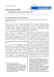 Eine "deutsche Rechte ohne Antisemitismus"? Kritische Betrachtung einer "deutsch-israelischen Konferenz" in Gelsenkirchen und der damit verbundenen Strategie von "Pro NRW". mobim-analysen, 05/2011