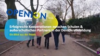 Demokratiebildung heute: Erfolgreiche Kooperationen von Schulen und außerschulischen Partnern