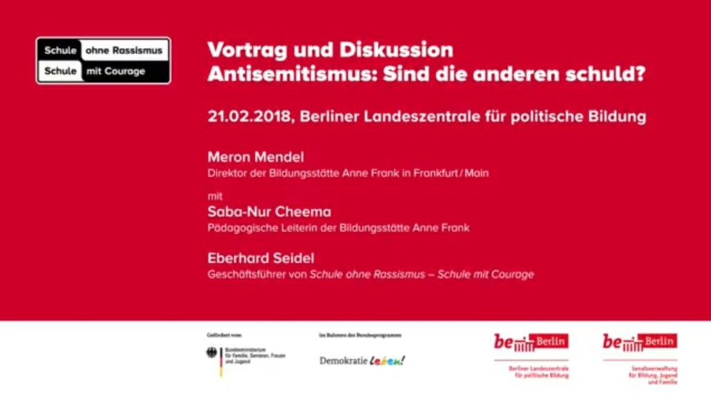 Meron Mendel über antisemitismuskritische Bildungsarbeit