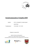 Sozialraumanalyse Templin 2009