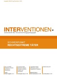 Interventionen Zeitschrift für Verantwortungspädagogik. Ausgabe 08/2016 Schwerpunkt Rechtsextreme Täter