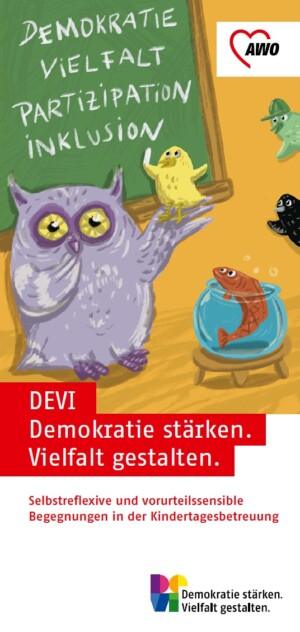 Cover von DEVI – Demokratie stärken. Vielfalt gestalten. Selbstreflexive und vorurteilssensible Begegnungen in der Kindertagesbetreuung