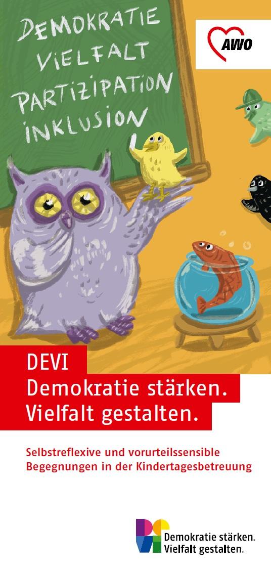 Cover von DEVI – Demokratie stärken. Vielfalt gestalten. Selbstreflexive und vorurteilssensible Begegnungen in der Kindertagesbetreuung