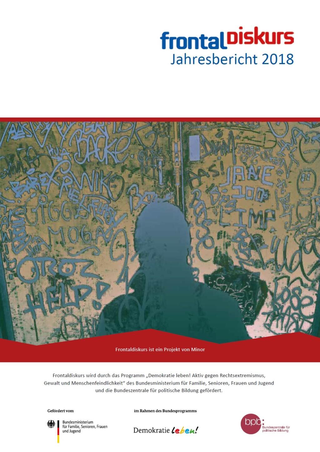 Cover von Frontaldiskurs. Jahresbericht 2018