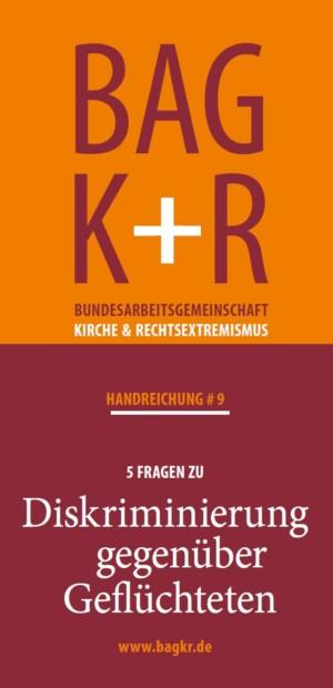 Cover von Handreichung #9 – 5 Fragen zu Diskriminierung gegenüber Geflüchteten