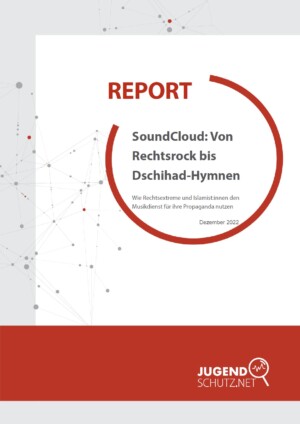 Auf dem Bild steht. Report. Soundcloud: Von Rechtsrock bis Dschihad-Hymnen