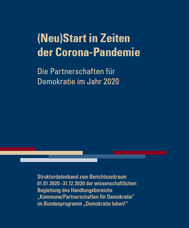 Auf einem dunkelblauen Hintergrund sind fünf balken in unterschiedlichen Höhen übereinander gestapelt. Es gibt zwei rote, einen gelben, einen hellblauen und einen rosafarbenen Balken.