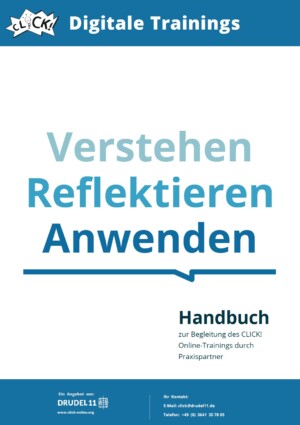 Auf dem Bild steht in Versalien untereinander Verstehen-Reflektieren-Anwenden