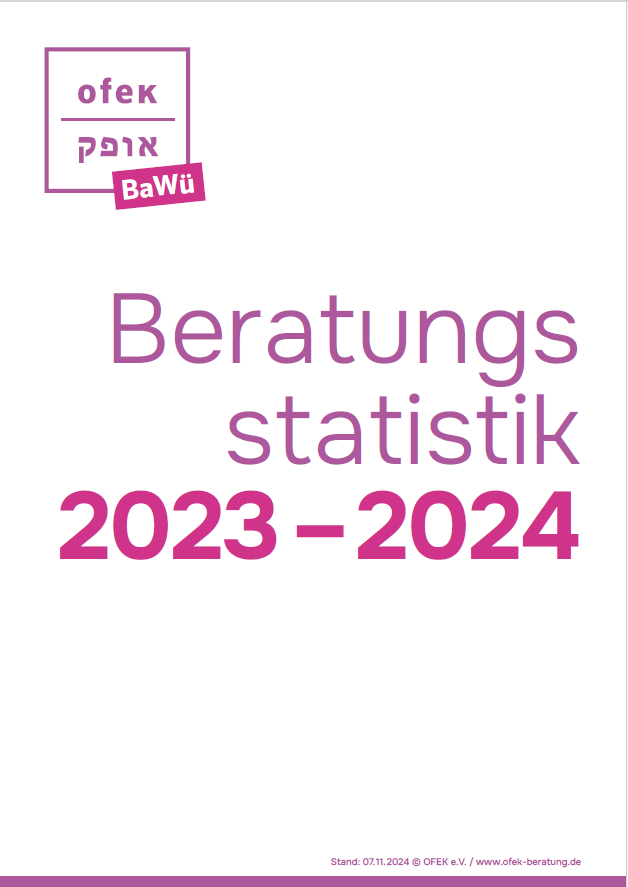 Cover von Beratungsstatistik 2023–2024