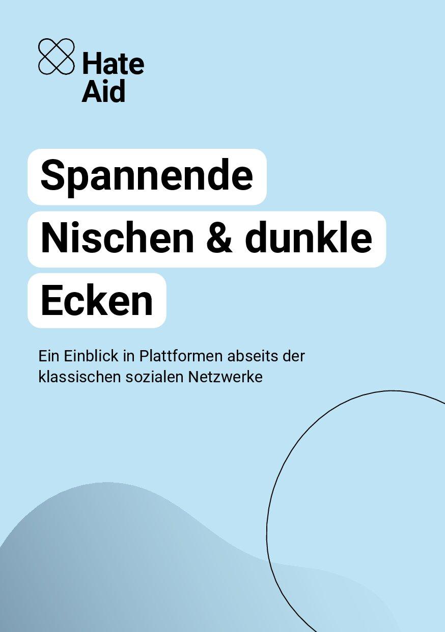 Cover von Spannende Nischen & dunkle Ecken. Ein Einblick in Plattformen abseits der klassischen sozialen Netzwerke