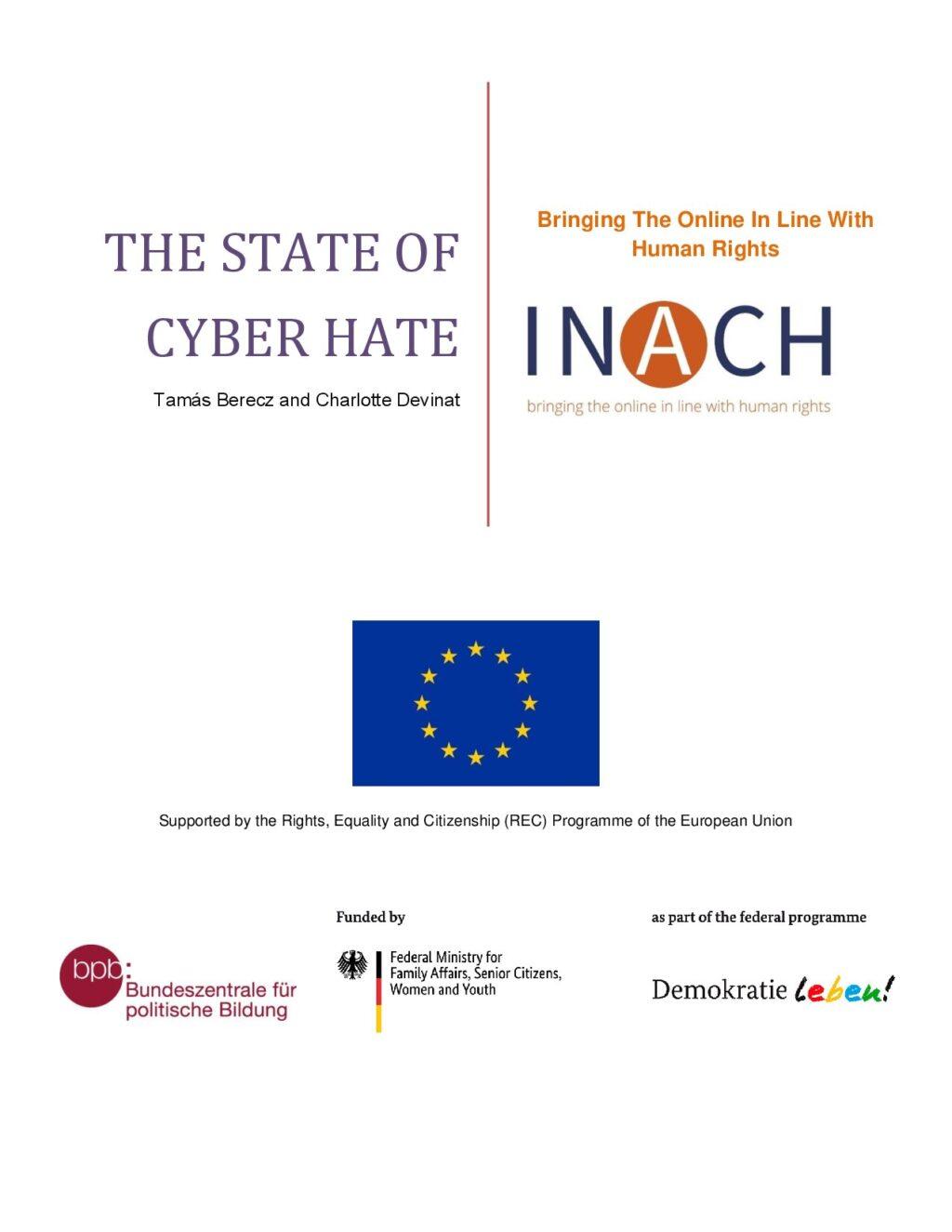 Cover von THE STATE OF CYBER HATE
