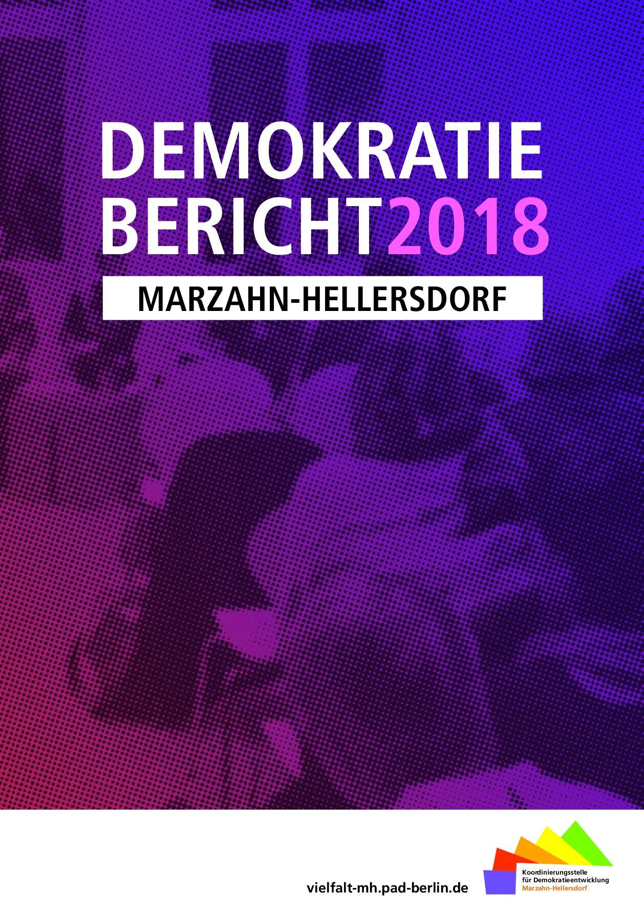 Cover von Demokratiebericht 2018 Marzahn-Hellersdorf