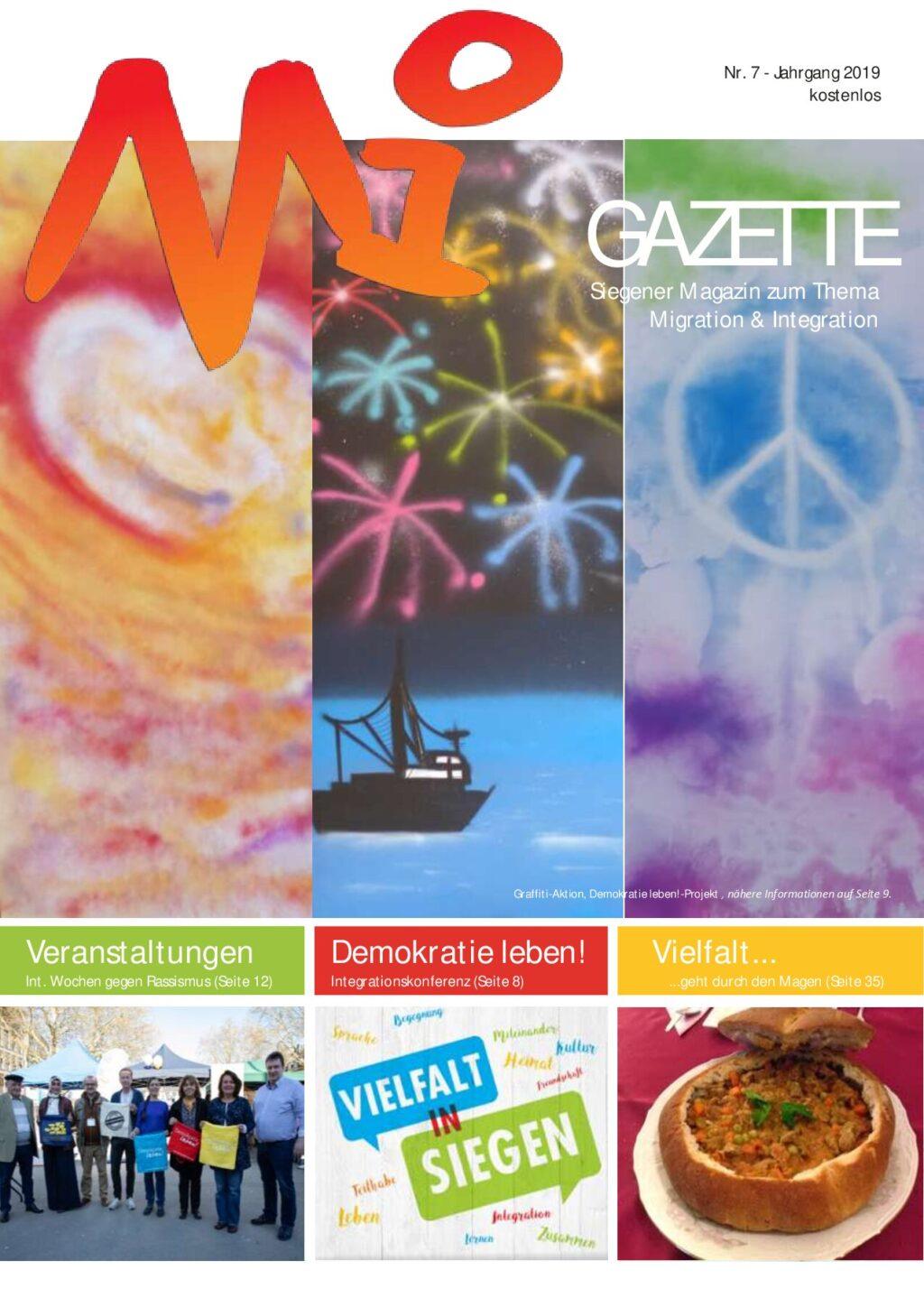 Cover von Migazette Nr. 7 Siegener Magazin zum Thema Migration & Integration