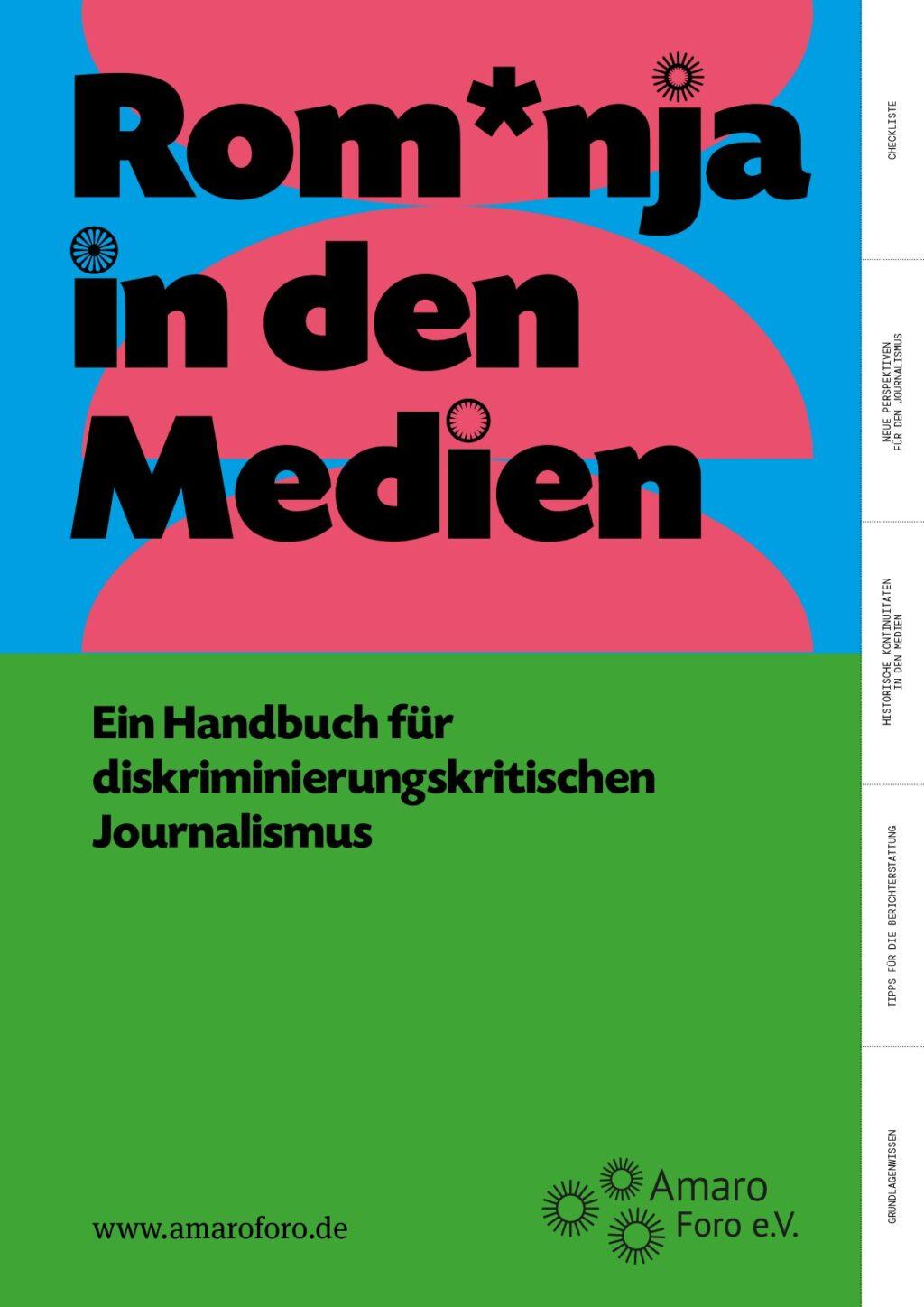 Cover von Rom*nja in den Medien – Ein Handbuch für diskriminierungskritischen Journalismus