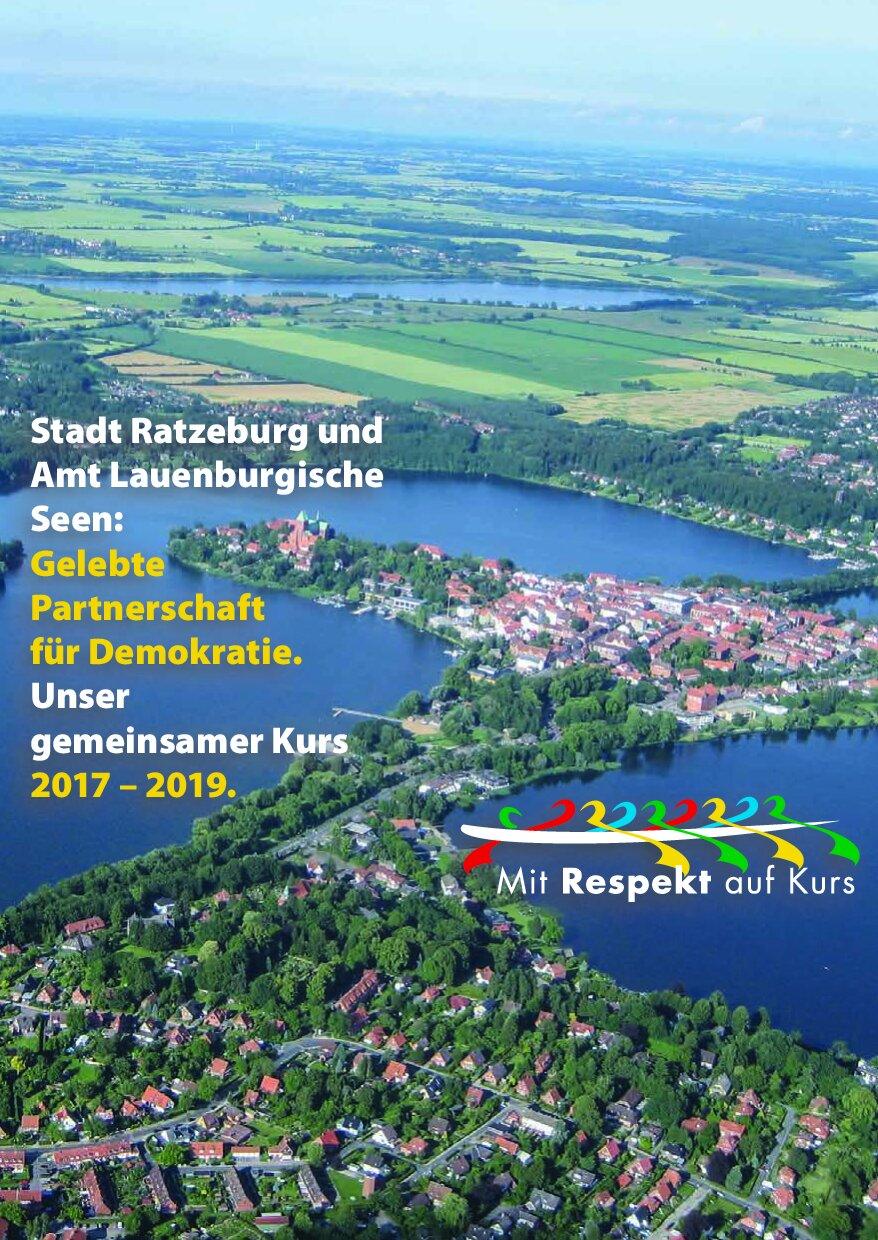 Cover von Stadt Ratzeburg und Amt Lauenburgische Seen: Gelebte Partnerschaft für Demokratie. Unser gemeinsamer Kurs 2017 – 2019