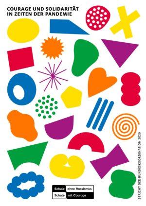 Cover von Courage und Solidarität in Zeiten der Pandemie. Jahresbericht der Bundeskoordination 2020
