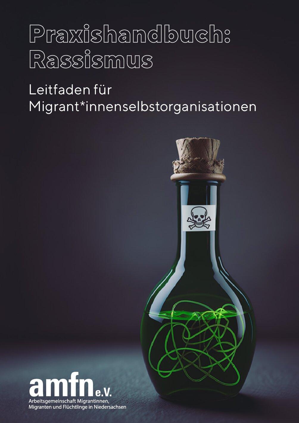 Cover von Praxishandbuch: Rassismus. Leitfaden für Migrant*innenselbstorganisationen