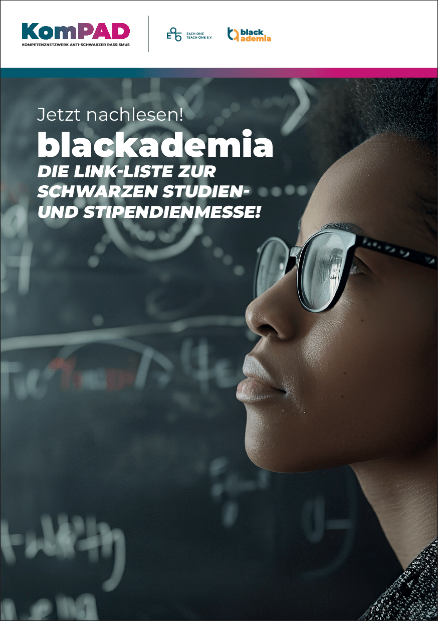 Cover von blackademia. Die Link-Liste zur Studien- und Stipendienmesse